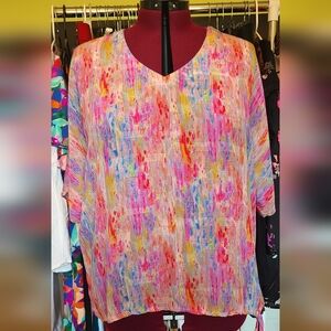 Vibrant Multicolor Women's Blouse